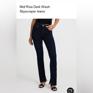 Express Dark Wash Sky Scraper Women's Jeans